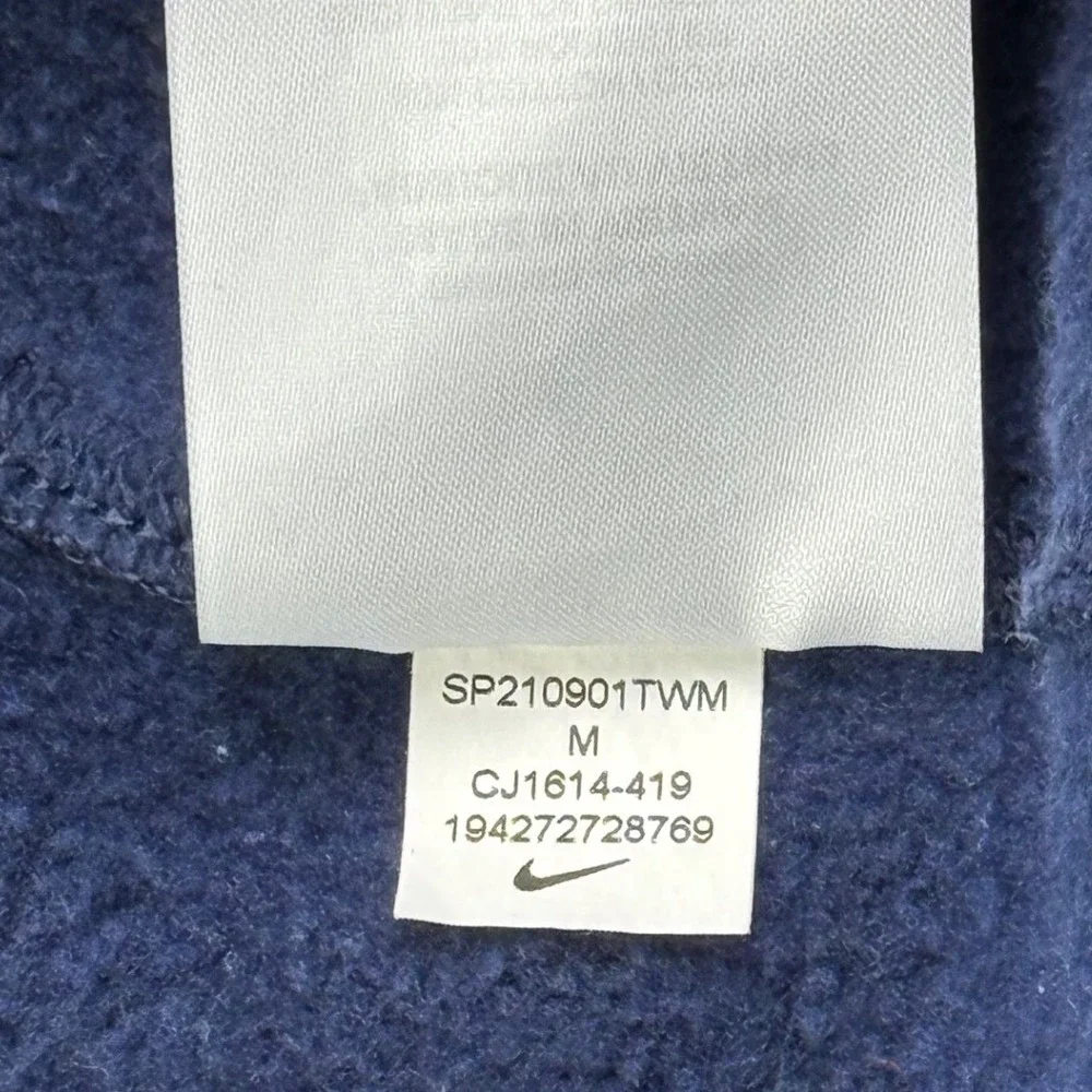Nike Eagles Crewneck Sweatshirt Mens Medium Blue‎ Yellow Swoosh Pullover